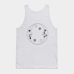 Moon Double Face Tank Top